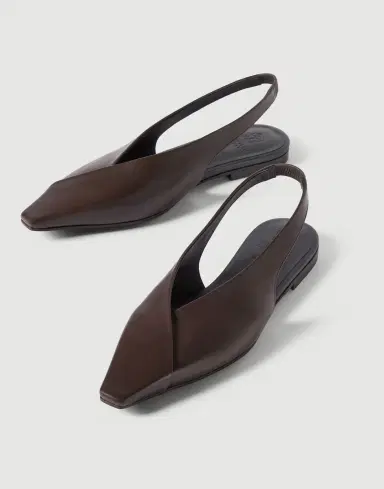 Brunello Cucinelli Calfiskin slingback flats | Thumbnail 5 Brunello Cucinelli Calfiskin slingback flats | Thumbnail 5