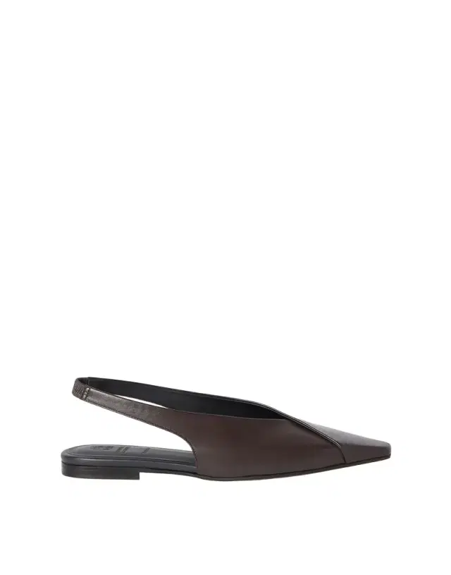 Brunello Cucinelli Calfiskin slingback flats