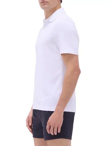 Bugatchi Men's Octavio Polo Shirt - White | Thumbnail 4