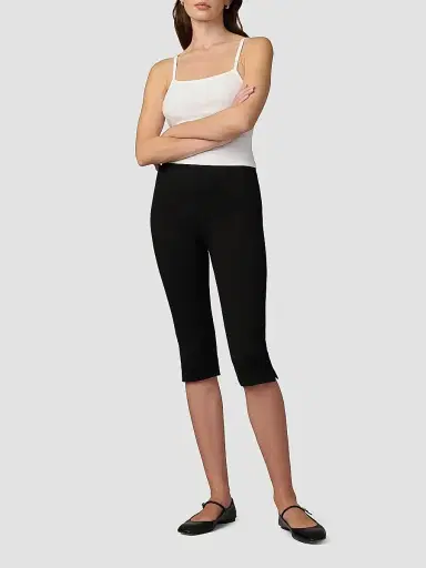 Joe's Jeans Women's Marie Fitted Capri Pants - Black - Size XS | Thumbnail 2