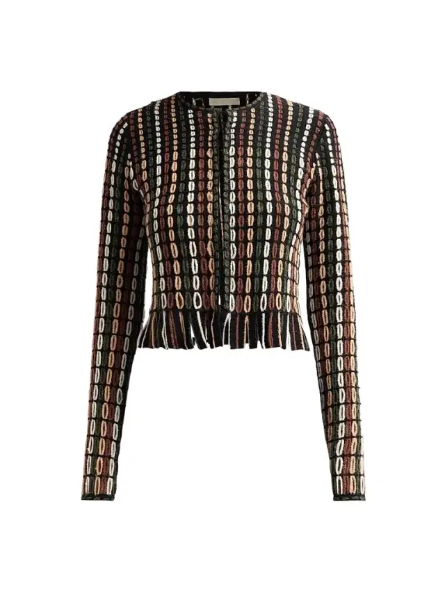 Women's Zora Float-Stitch Knit Wool-Blend Cardigan - Noctis