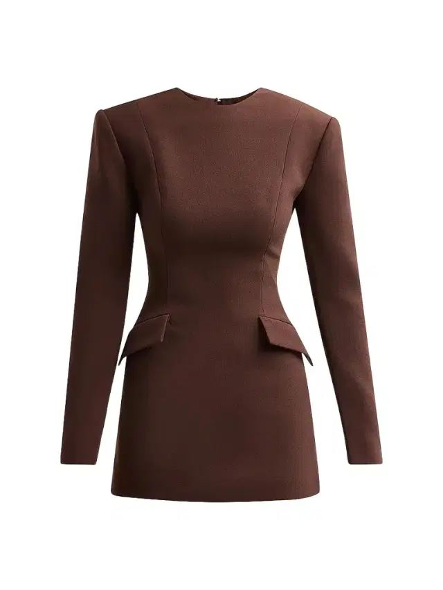 Ronny Kobo Women's Brette Tailored Mini Dress - Chocolate