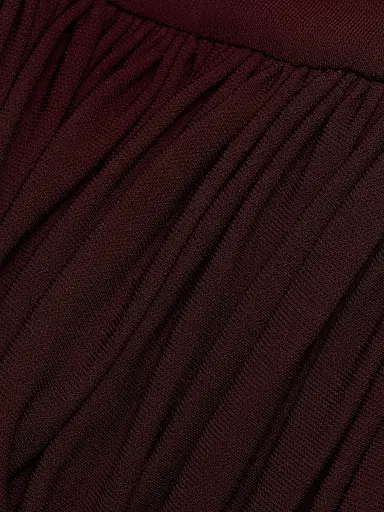 Brandon Maxwell Women's The Mila Draped One-Shoulder Maxi Dress - Merlot - Size 8 | Thumbnail 7