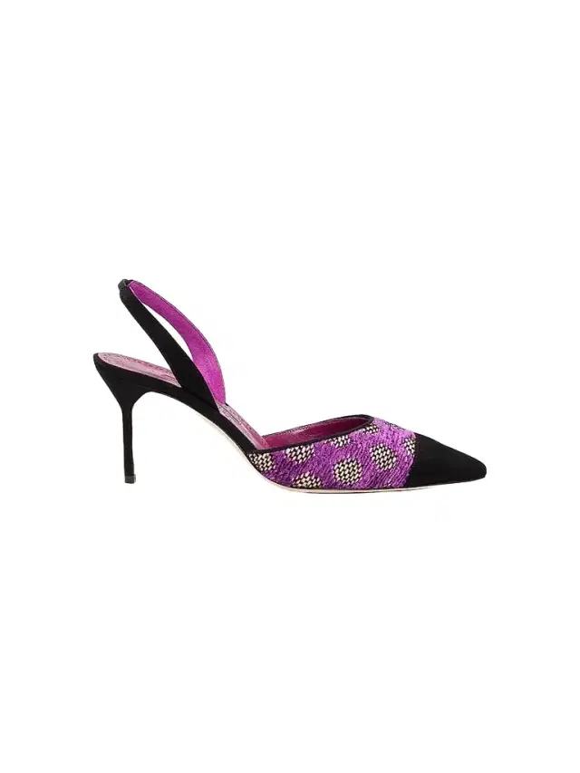 Manolo Blahnik Women's Capsli Gala Slingback Pumps - Black