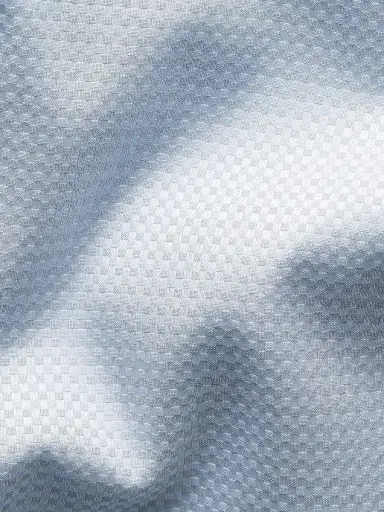 Eton Men's Elevated Textured Cotton Slim-Fit Shirt - Light Blue - Size 17.5 | Thumbnail 4