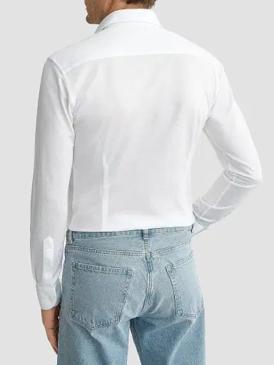 Eton Men's Slim-Fit Filo di Scozia Cotton Shirt | Thumbnail 3