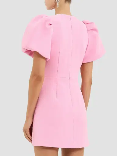 Rebecca Vallance Women's Precious Bow Minidress - Pink - Size 14 | Thumbnail 4 Rebecca Vallance Women's Precious Bow Minidress - Pink - Size 14 | Thumbnail 4