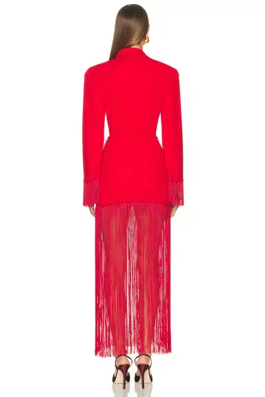 Rowen Rose Long Sleeve Polo Maxi Dress | Thumbnail 3