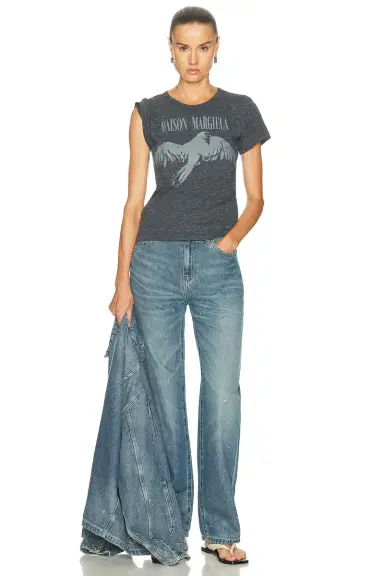Maison Margiela Bird Fitted T-Shirt | Thumbnail 4 Maison Margiela Bird Fitted T-Shirt | Thumbnail 4