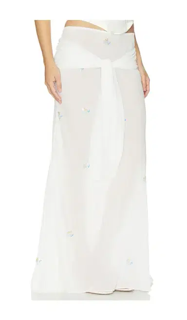 Anna October Oriana Maxi Skirt With Embroidery | Thumbnail 2