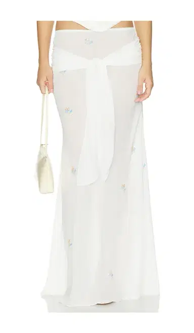Anna October Oriana Maxi Skirt With Embroidery | Thumbnail 1