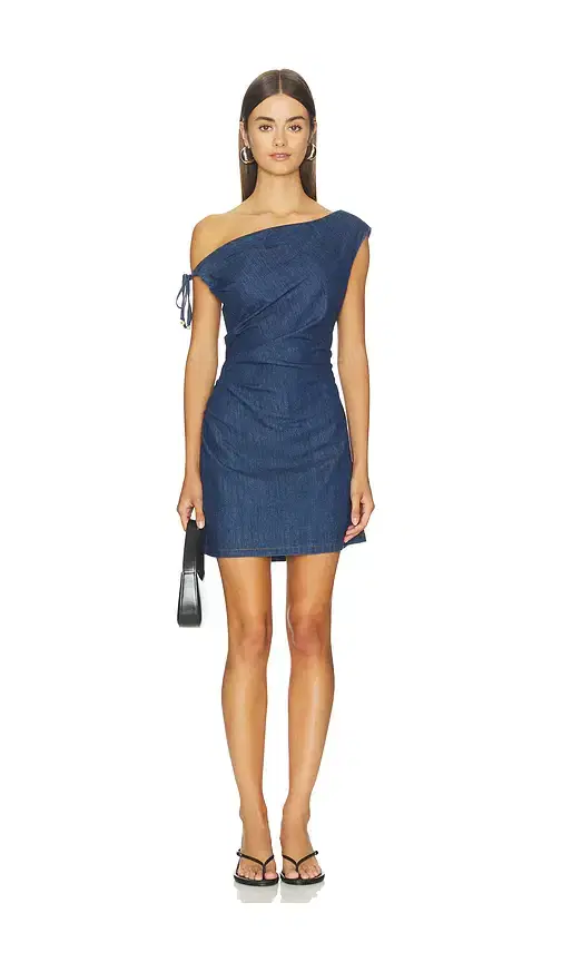 Line & Dot Abo Mini Dress