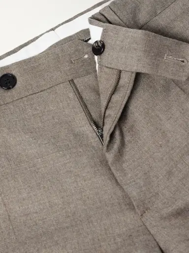 Slowear Tapered Wool-Blend Flannel Trousers - Men | Thumbnail 6
