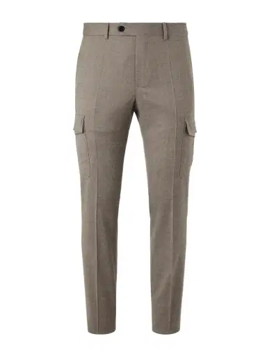 Slowear Tapered Wool-Blend Flannel Trousers - Men | Thumbnail 1
