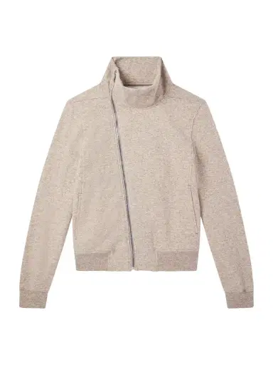 Rick Owens Bauhaus Wool and Cotton-Blend Zip-Up Sweater - Men | Thumbnail 1