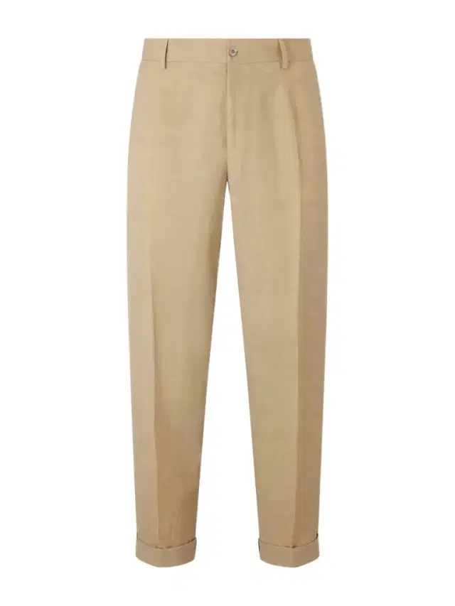 Dolce & Gabbana Tapered Linen Trousers - Men