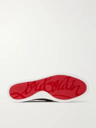 Christian Louboutin NeoCL Logo-Embossed Suede Boat Shoes - Men | Thumbnail 3