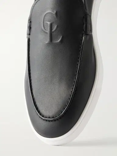 Christian Louboutin NeoCL Logo-Embossed Leather Boat Shoes - Men | Thumbnail 5 Christian Louboutin NeoCL Logo-Embossed Leather Boat Shoes - Men | Thumbnail 5
