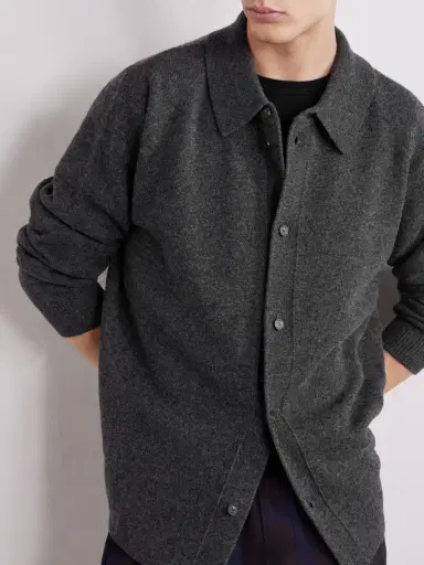Frame Wool Cardigan - Men | Thumbnail 5