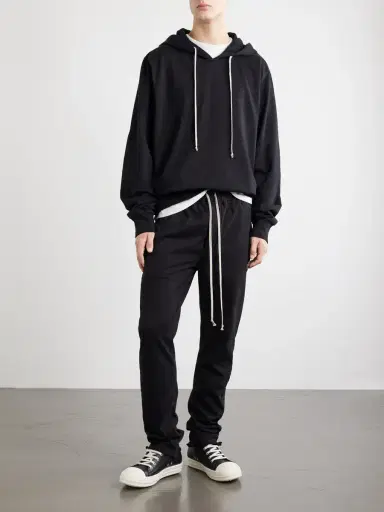 DRKSHDW by Rick Owens Oversized Cotton-Jersey Hoodie - Men | Thumbnail 2