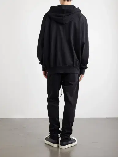 DRKSHDW by Rick Owens Oversized Cotton-Jersey Hoodie - Men | Thumbnail 4