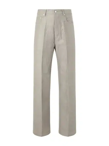 Rick Owens Geth Straight-Leg Ramie and Cotton-Blend Gabardine Trousers - Men | Thumbnail 1 Rick Owens Geth Straight-Leg Ramie and Cotton-Blend Gabardine Trousers - Men | Thumbnail 1