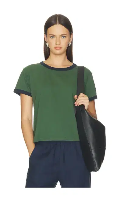 LESET Margo Ringer Tee | Thumbnail 1