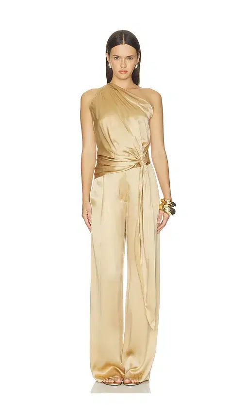 The Sei Asymmetrical Drape Top With Tail