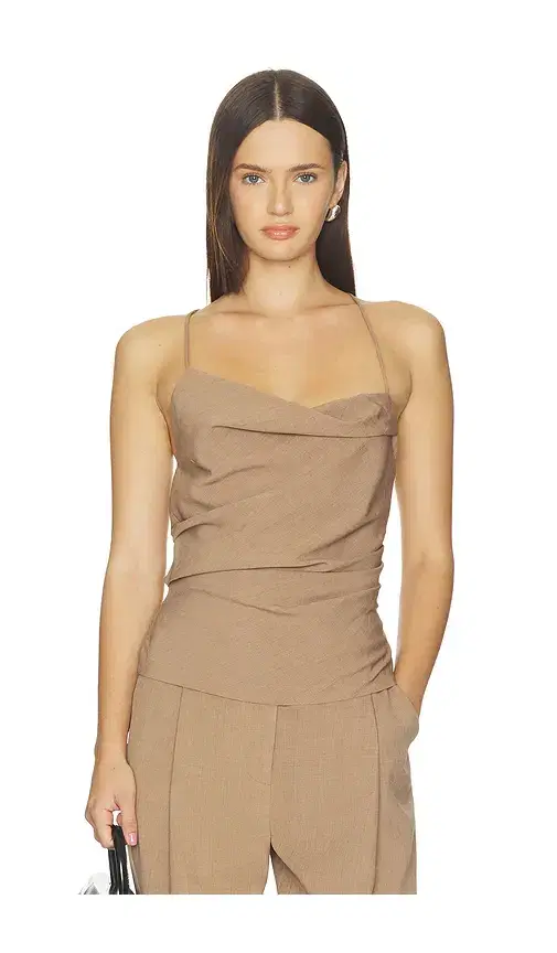 The Sei Asymmetrical Cowl Top