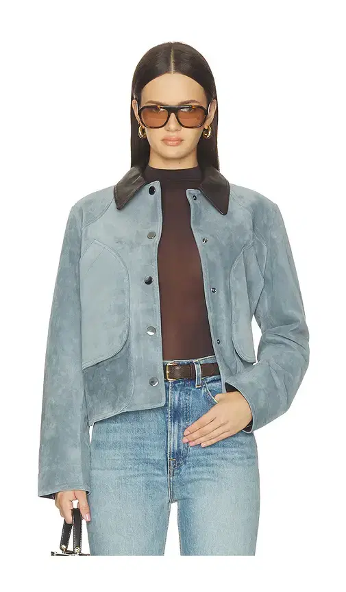 Veronica Beard Walters Cropped Barn Jacket
