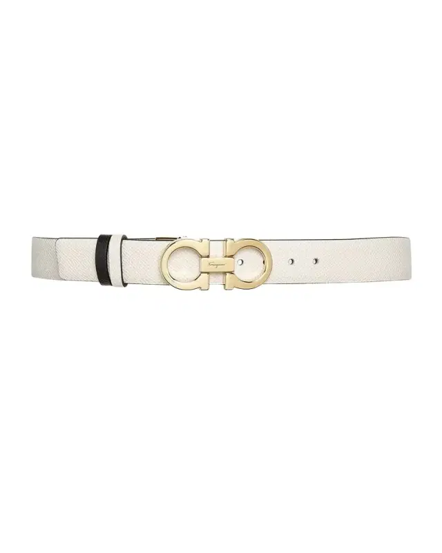 Ferragamo Reversible Leather Gancini Belt