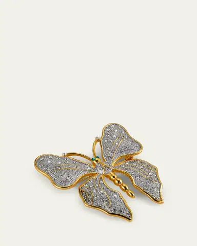 Natasha Accessories Limited Embellished Butterfly Brooch | Thumbnail 2