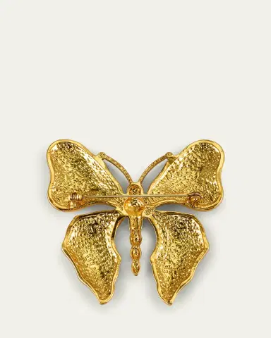 Natasha Accessories Limited Embellished Butterfly Brooch | Thumbnail 3