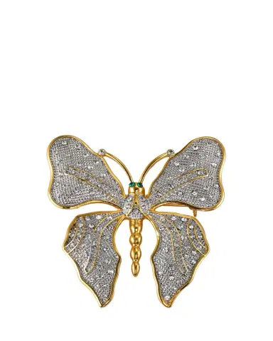 Natasha Accessories Limited Embellished Butterfly Brooch | Thumbnail 1