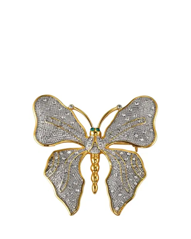 Natasha Accessories Limited Embellished Butterfly Brooch