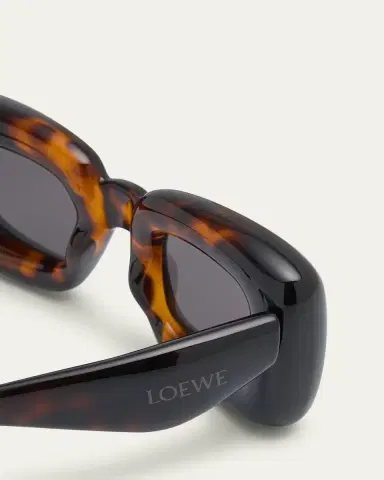 Loewe Fashion Show Inflated Acetate Square Sunglasses | Thumbnail 4