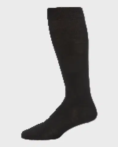 Bresciani Men's Knit Over-Calf Socks | Thumbnail 2