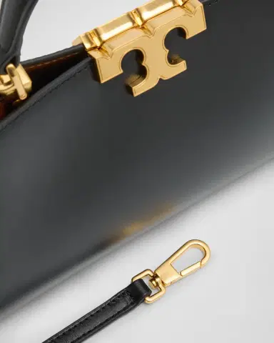 Tory Burch Eleanor Mini Leather & Suede Satchel Bag | Thumbnail 4 Tory Burch Eleanor Mini Leather & Suede Satchel Bag | Thumbnail 4