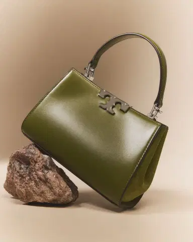 Tory Burch Eleanor Mini Leather & Suede Satchel Bag | Thumbnail 5 Tory Burch Eleanor Mini Leather & Suede Satchel Bag | Thumbnail 5
