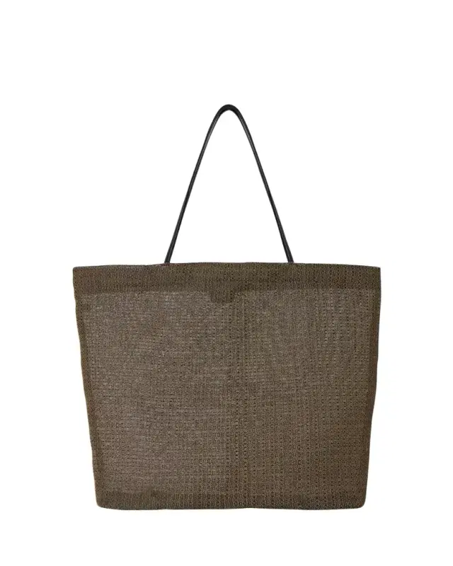 THE ROW Barn Tote Bag in Vivid Mesh