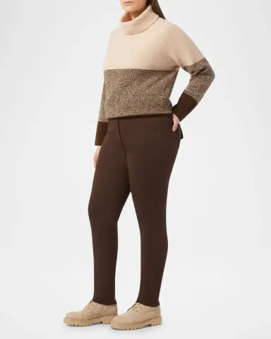 Marina Rinaldi Plus Size Sublime Skinny Twill Jersey Trousers | Thumbnail 3 Marina Rinaldi Plus Size Sublime Skinny Twill Jersey Trousers | Thumbnail 3