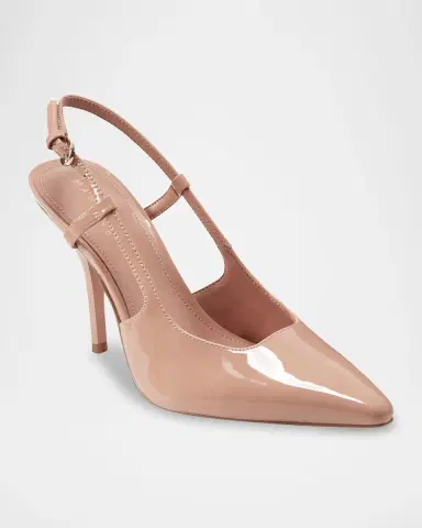 Marc Fisher LTD Torry Patent Leather Slingback Pumps | Thumbnail 2
