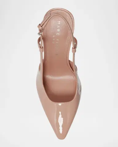 Marc Fisher LTD Torry Patent Leather Slingback Pumps | Thumbnail 3