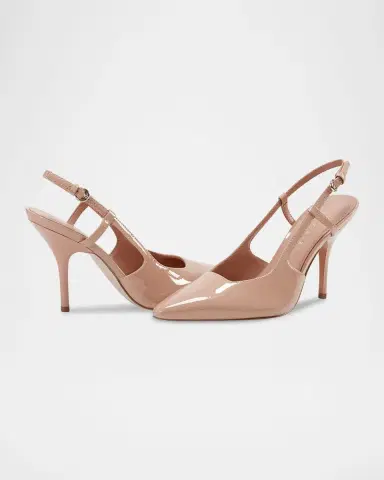 Marc Fisher LTD Torry Patent Leather Slingback Pumps | Thumbnail 4