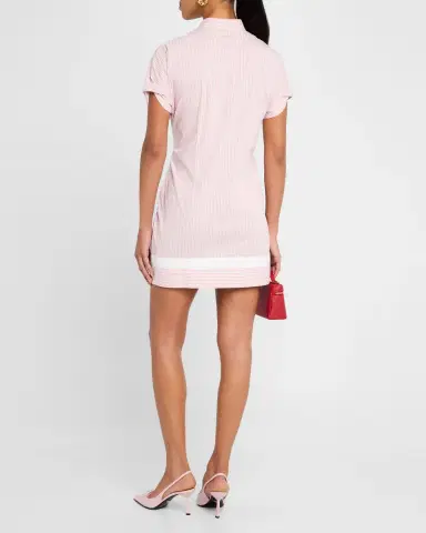 Wynn Hamlyn Upside Down Shirt Short-Sleeve Mini Dress | Thumbnail 3 Wynn Hamlyn Upside Down Shirt Short-Sleeve Mini Dress | Thumbnail 3