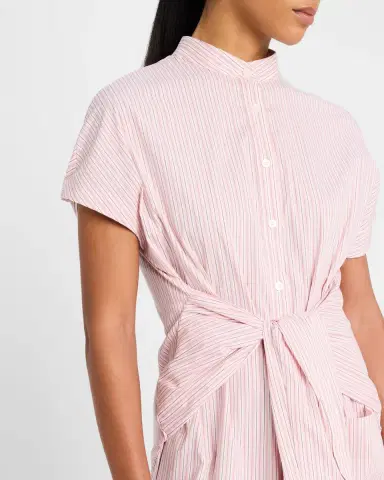 Wynn Hamlyn Upside Down Shirt Short-Sleeve Mini Dress | Thumbnail 5 Wynn Hamlyn Upside Down Shirt Short-Sleeve Mini Dress | Thumbnail 5