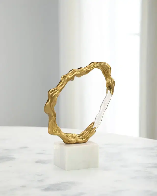 John-Richard Collection Metallic Ice Sculpture
