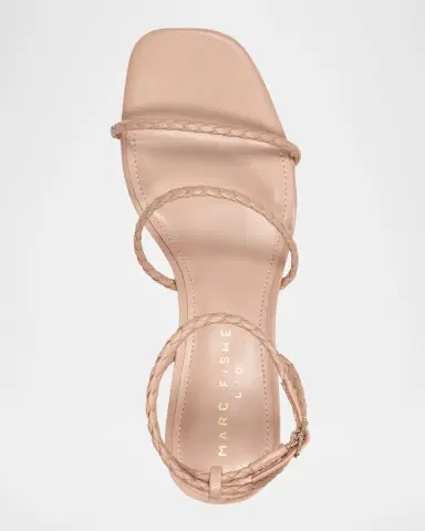 Marc Fisher LTD Beylee Braided Leather Sandals | Thumbnail 4 Marc Fisher LTD Beylee Braided Leather Sandals | Thumbnail 4