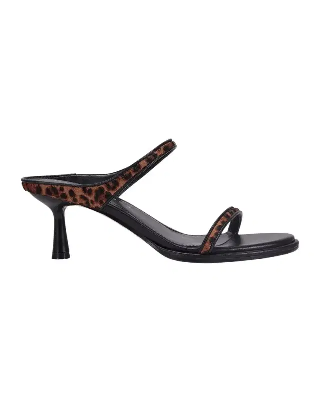 Marc Fisher LTD Alonde Leopard Calf Hair Sandals