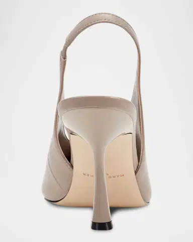 Marc Fisher LTD Esther Leather Slingback Pumps | Thumbnail 3